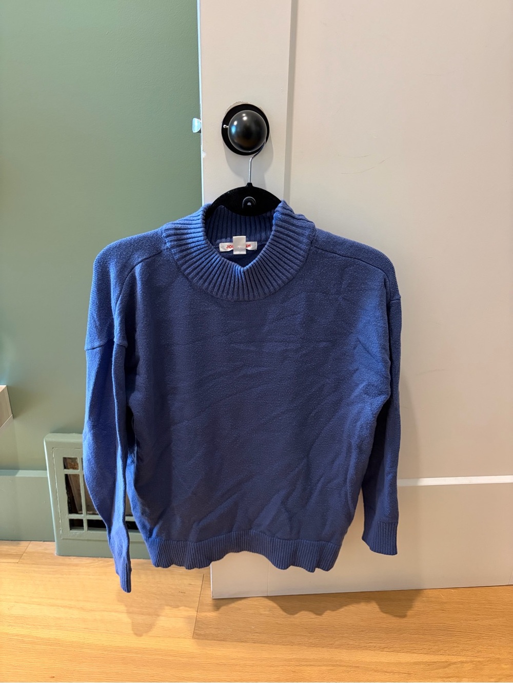 Mockneck sweater - blue